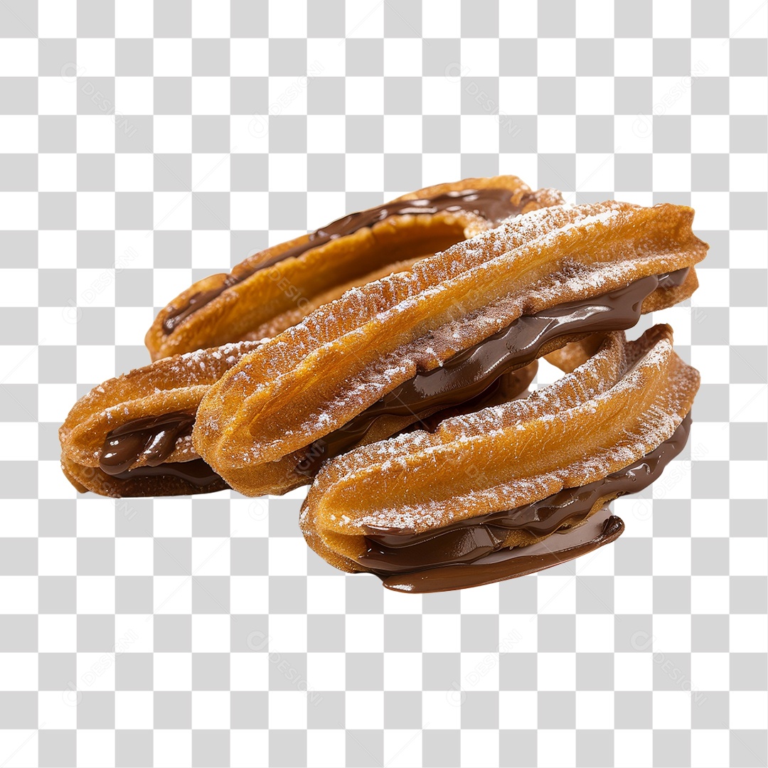 Churros Doces PNG Transparente