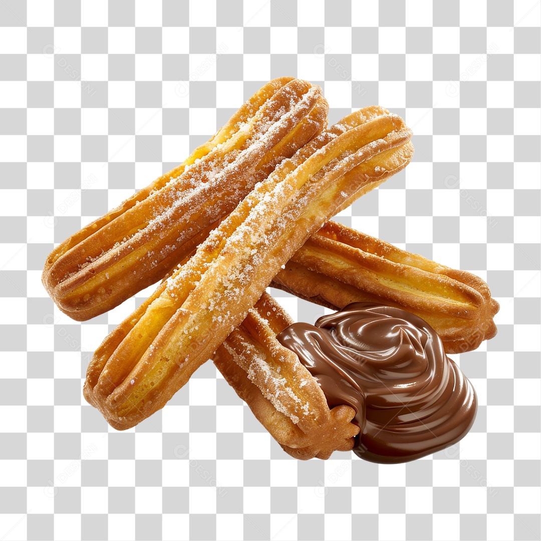 Churros Doces PNG Transparente