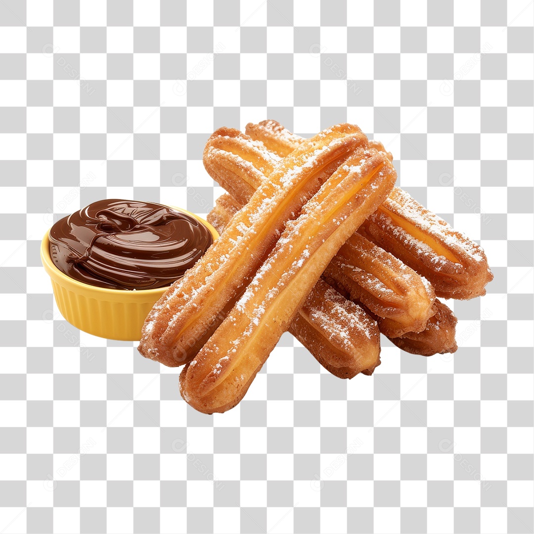 Churros Doces PNG Transparente