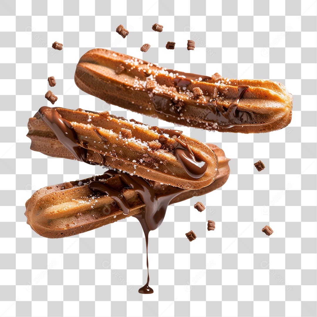Churros Doces PNG Transparente