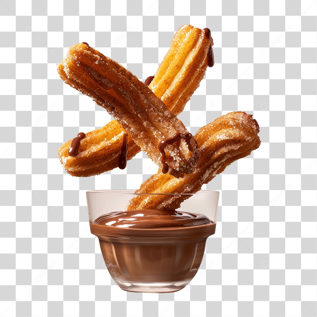 Churros Doces PNG Transparente