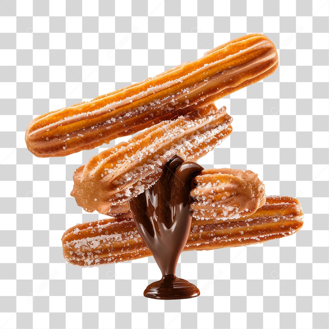 Churros Doces PNG Transparente