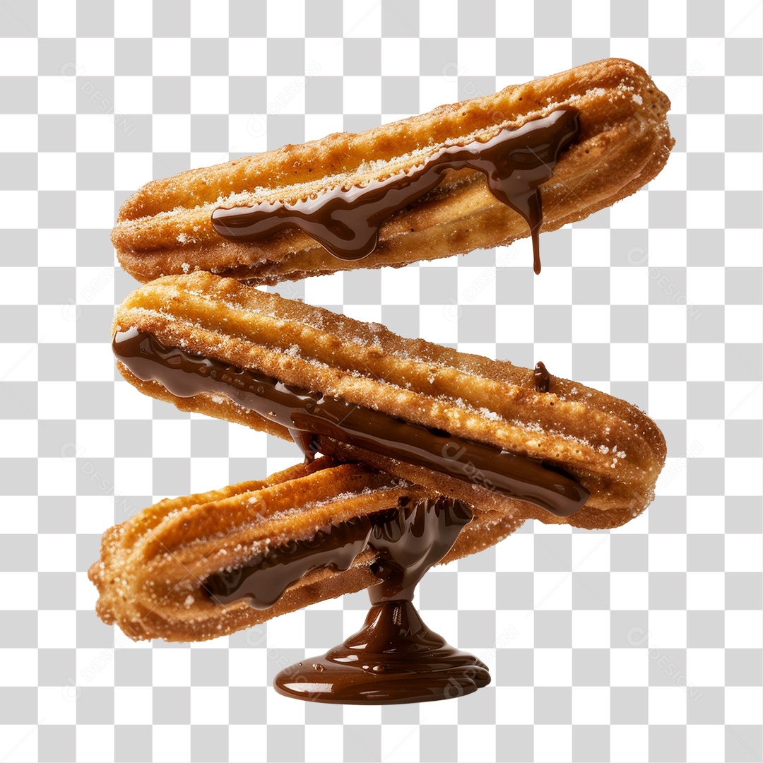 Churros Doces PNG Transparente