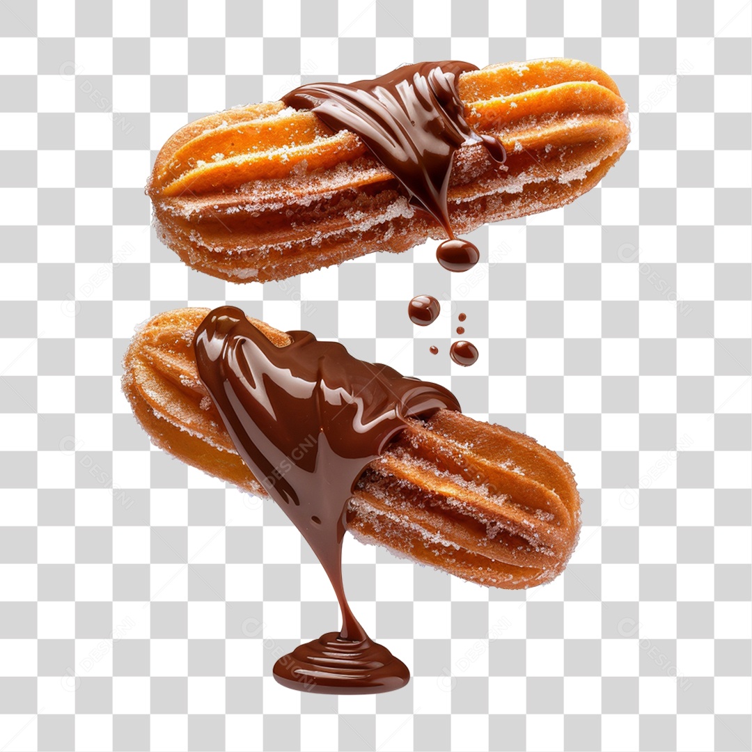 Churros Doces PNG Transparente