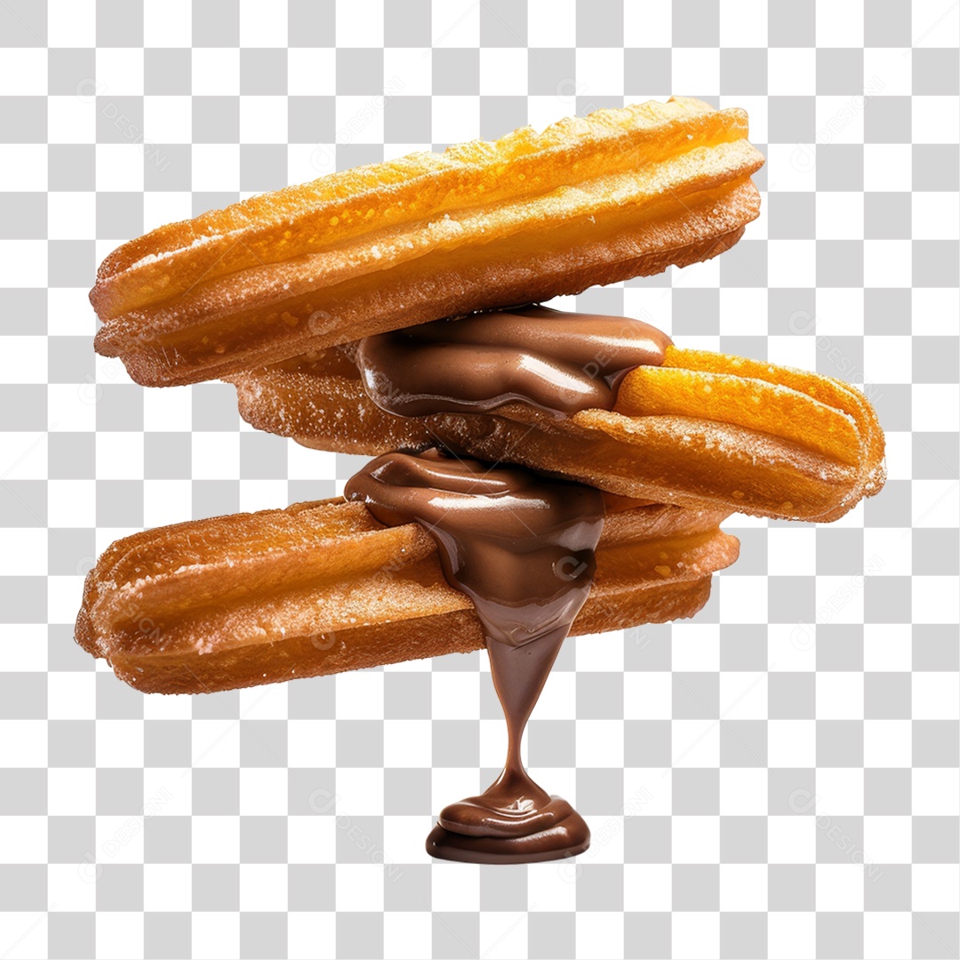 Churros Doces PNG Transparente
