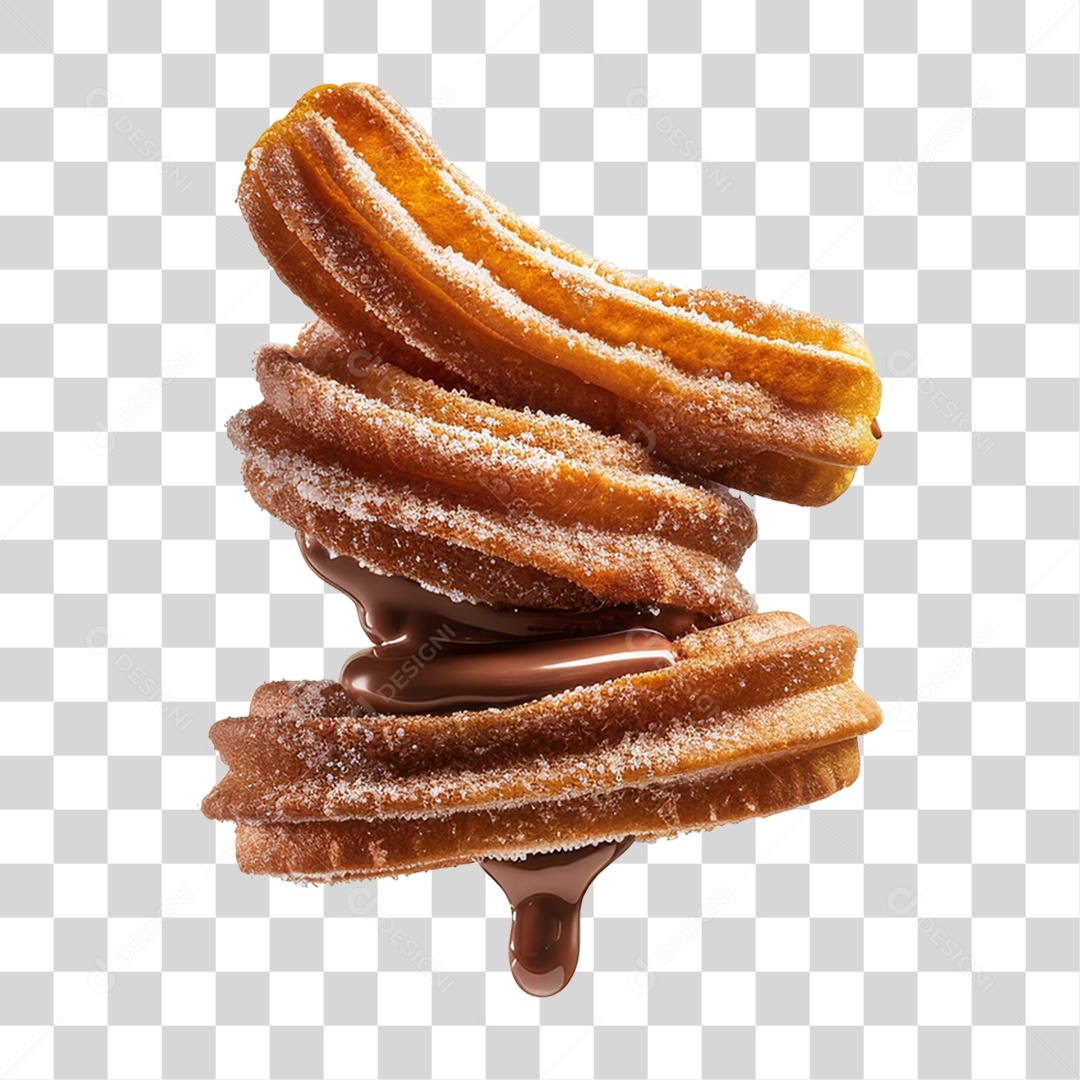 Churros Doces PNG Transparente
