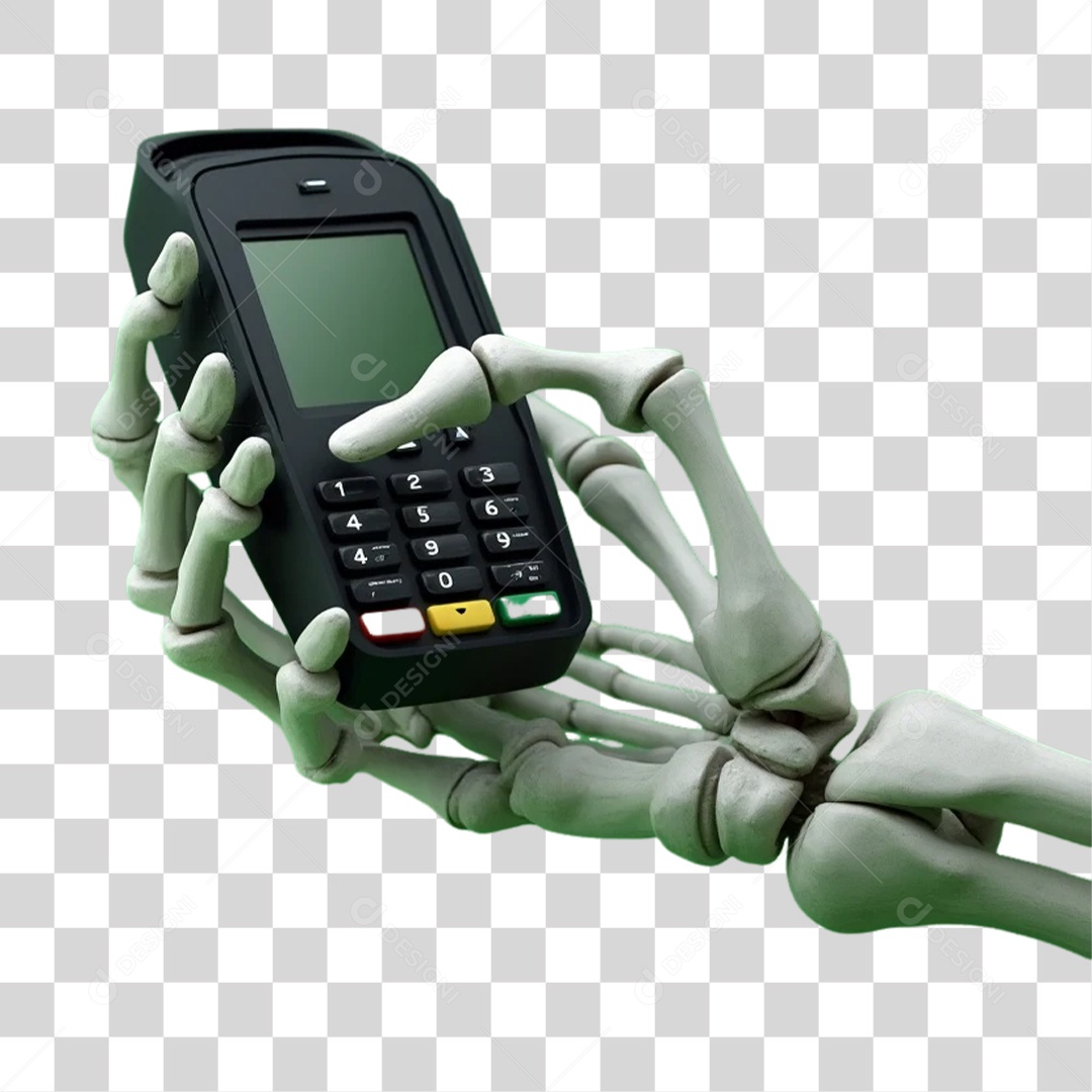 3D Element Hand Halloween PNG Transparent