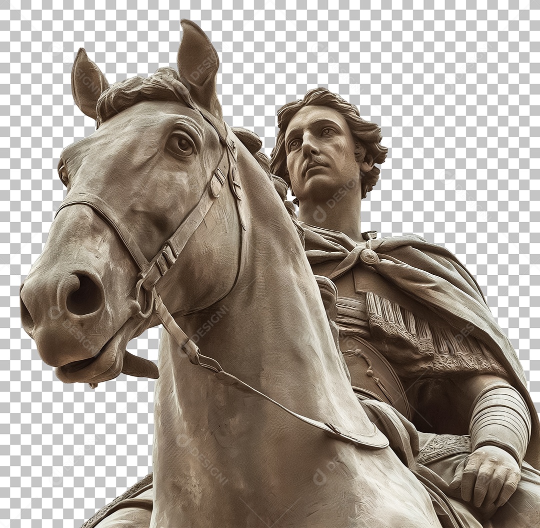 Estatua Elemento 3D para Composição PSD