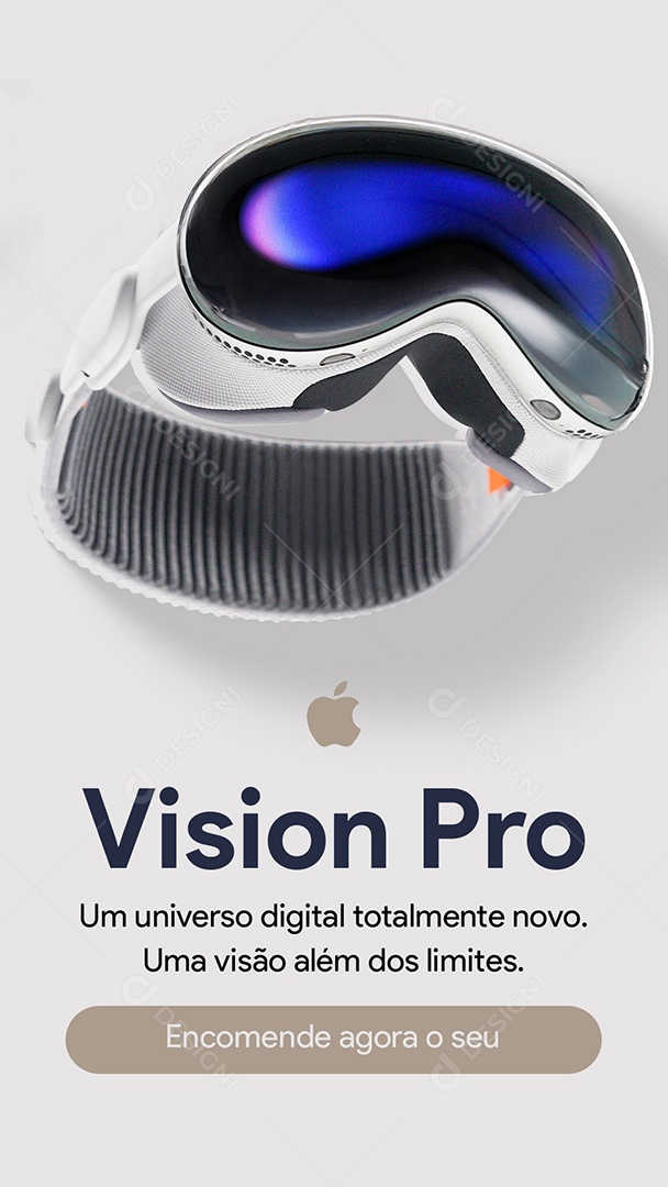 Story Loja da Apple Vision Pro Social Media PSD Editável