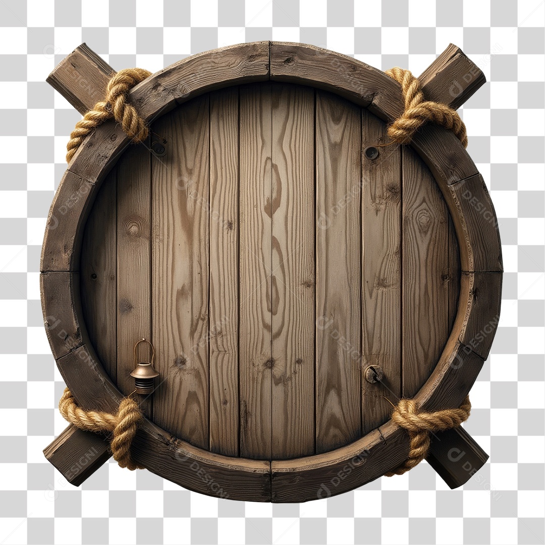 Placa de Madeira PNG Transparente