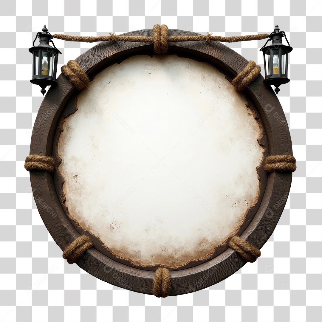 Placa de Madeira PNG Transparente