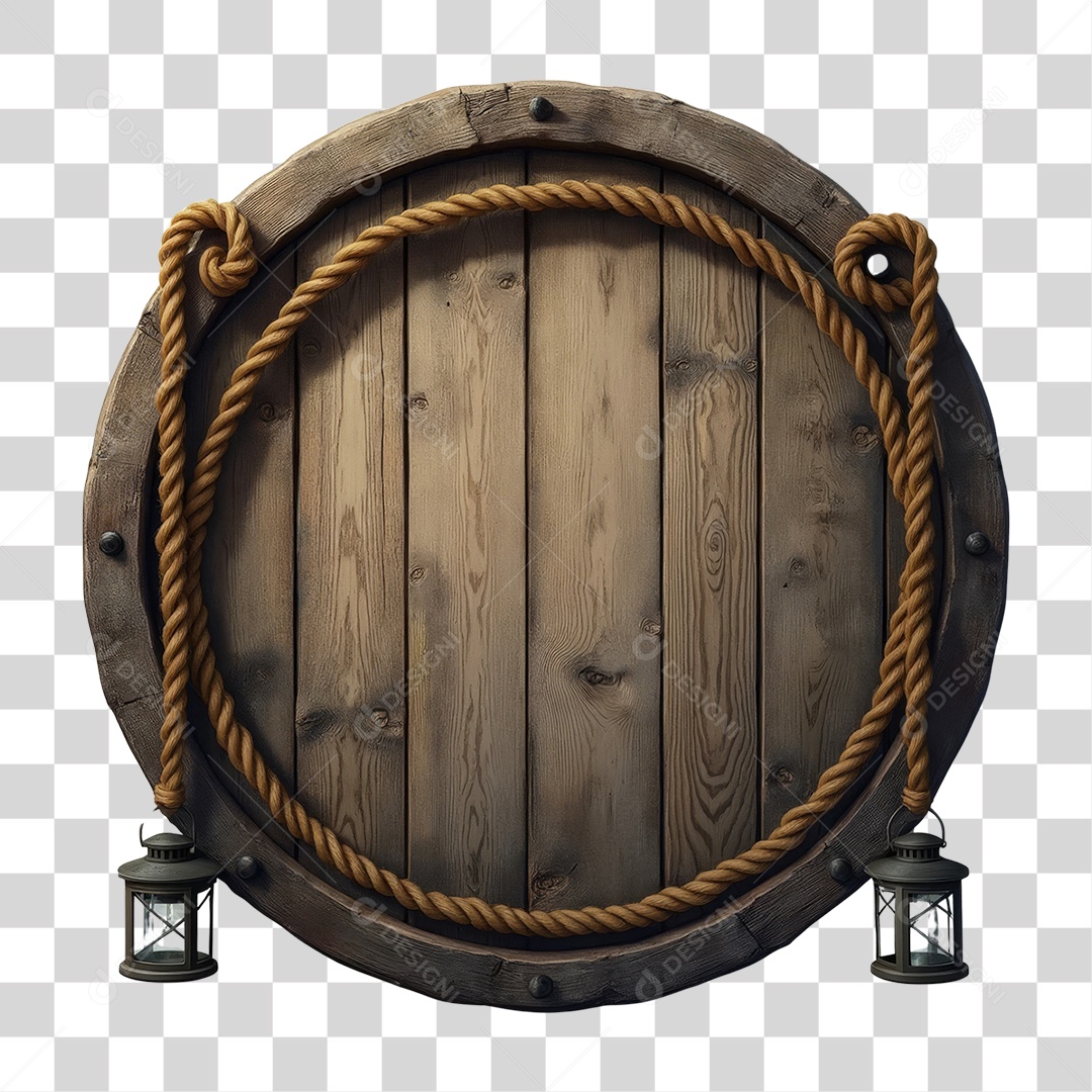 Placa de Madeira PNG Transparente