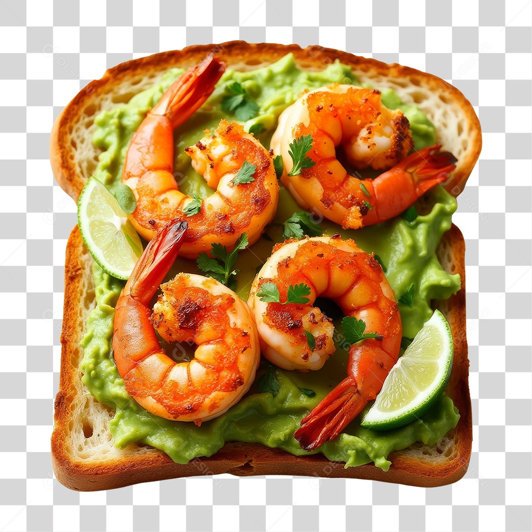 Alimento Camarão PNG Transparente