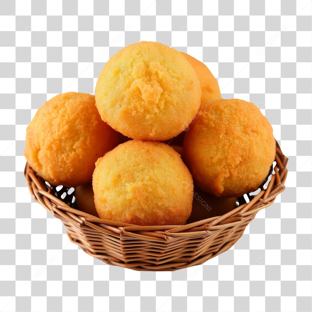 Bolinho Frito PNG Transparente