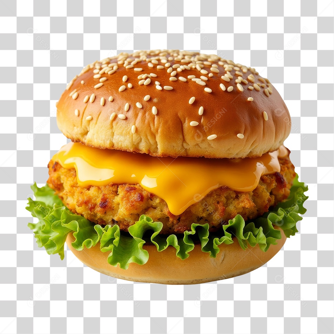 Hambúrguer Lanche PNG Transparente