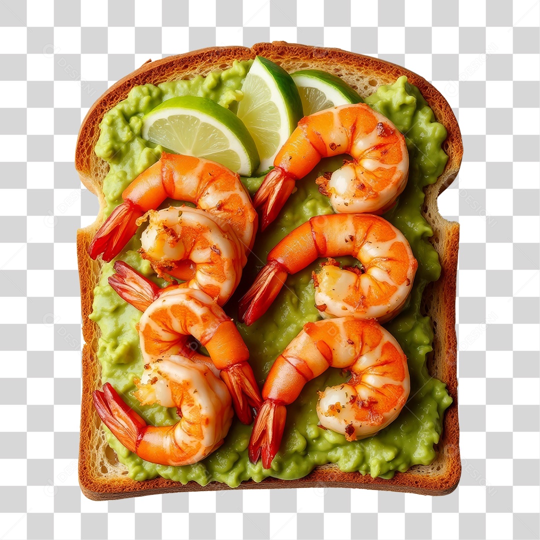 Alimento Camarão PNG Transparente