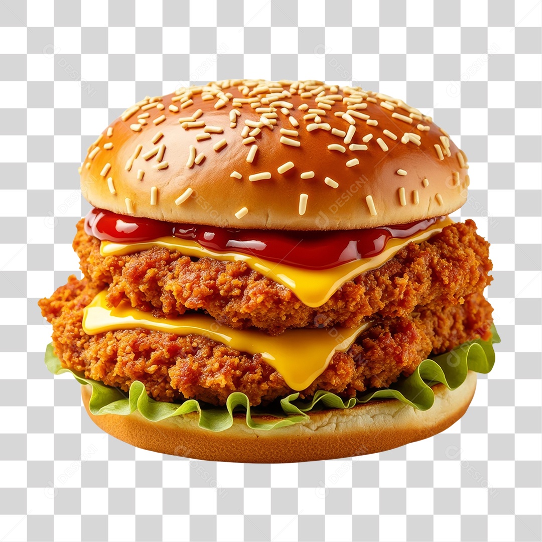 Hambúrguer Lanche PNG Transparente