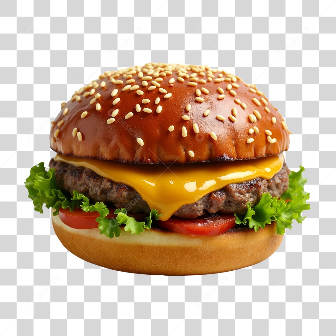 Hambúrguer Lanche PNG Transparente