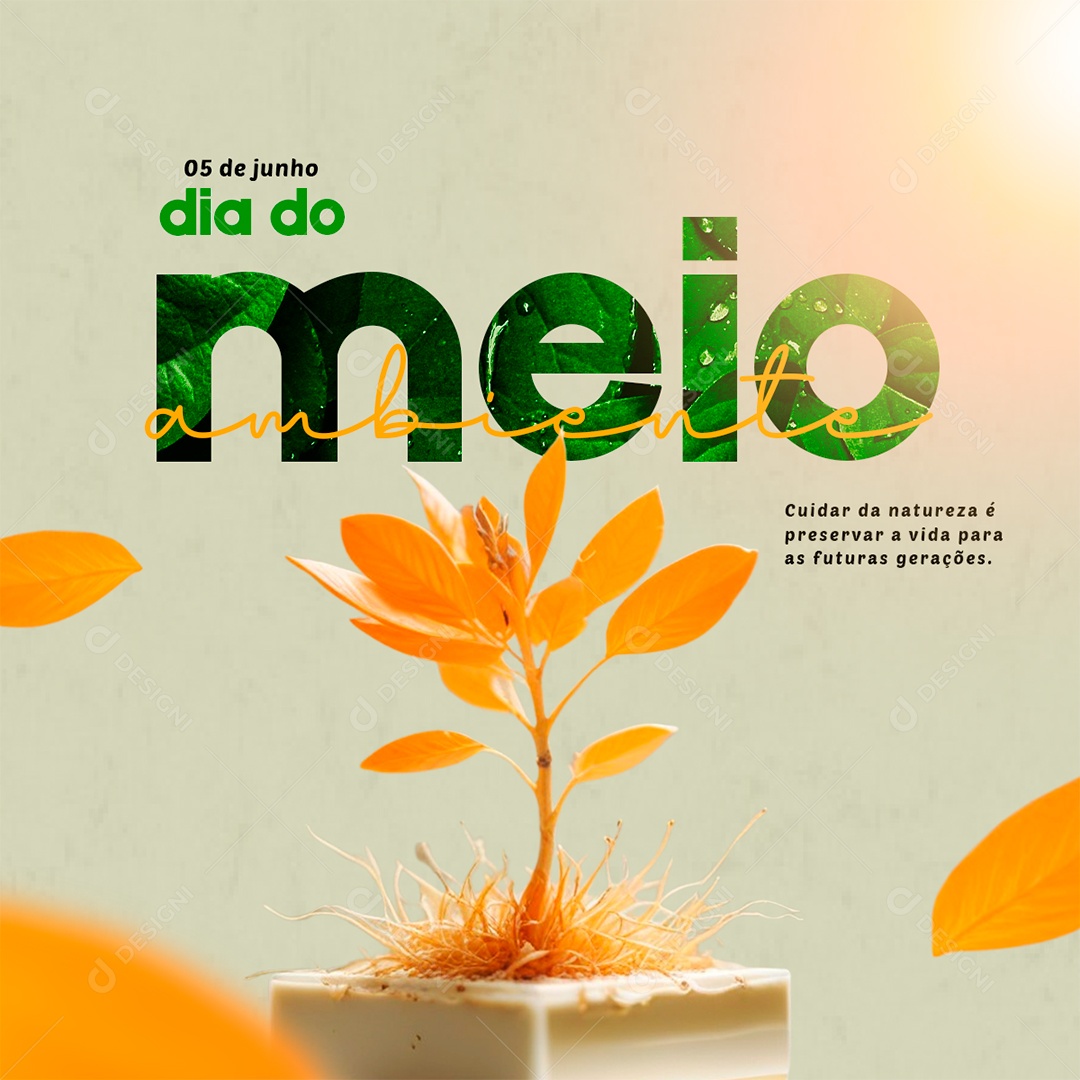 Dia do Meio Ambiente 05 de Junho Social Media PSD Editável
