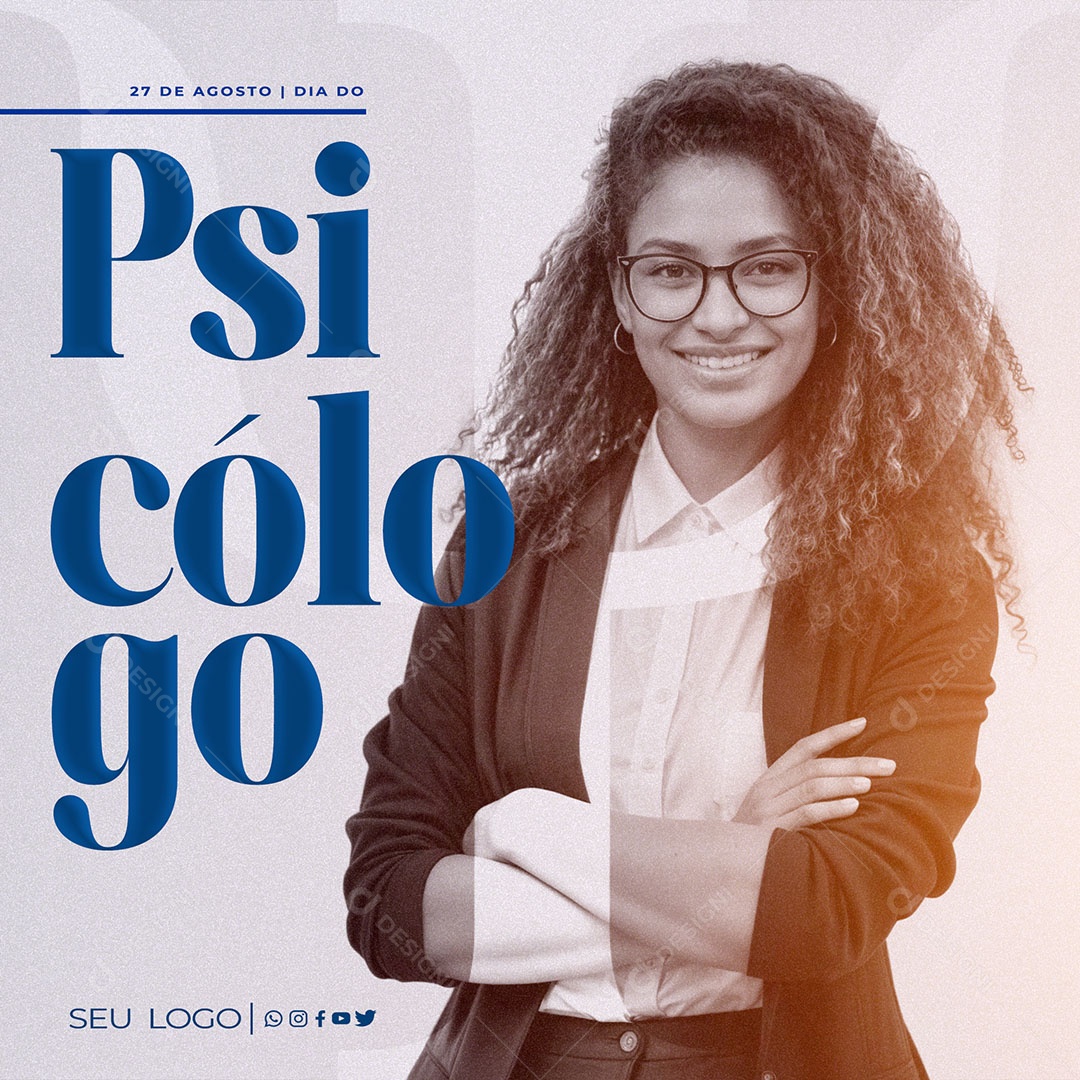 Dia Do Psicólogo 27 de Agosto Social Media PSD Editável