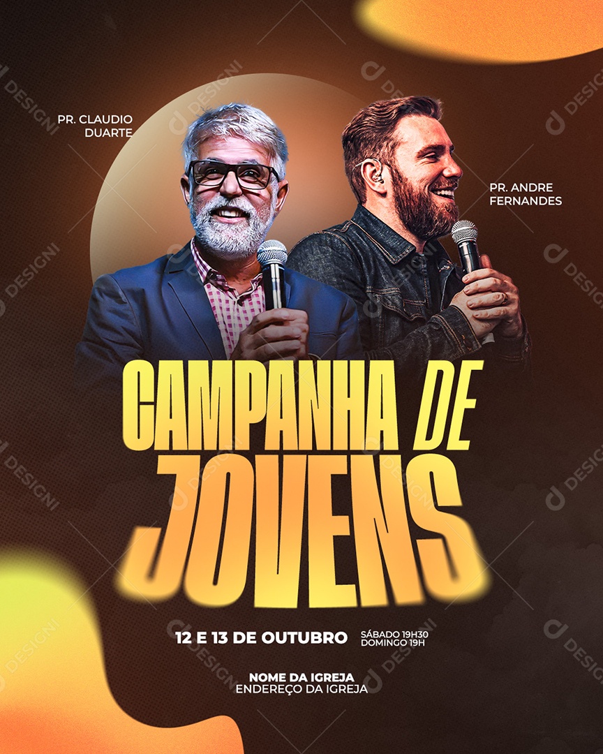 Campanha de Jovens Social Media PSD Editável