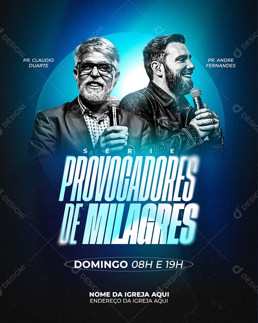 Série Provocadores de Milagres Social Media PSD Editável