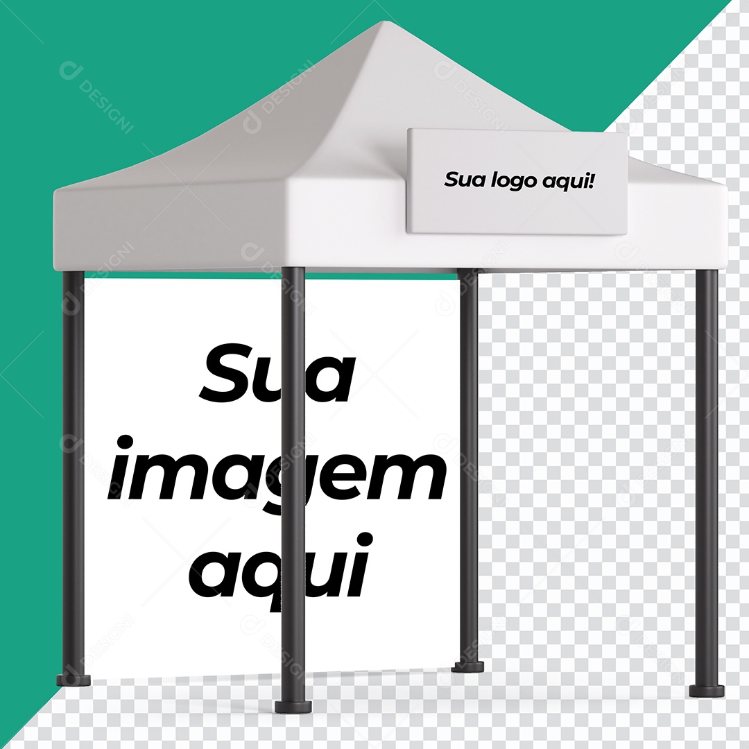 Tenda Promocional Mockup PSD Editável