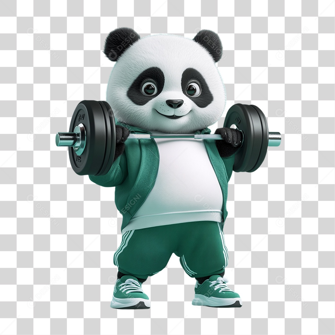 Elemento 3D Pet Mascote PNG Transparente