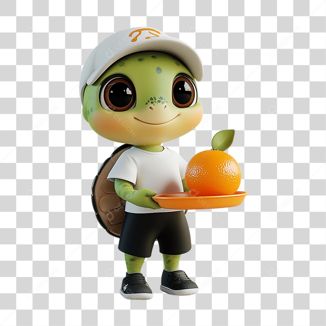 Elemento 3D Pet Mascote PNG Transparente