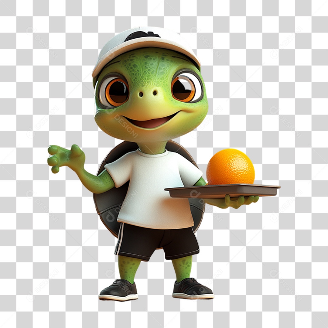 Elemento 3D Pet Mascote PNG Transparente