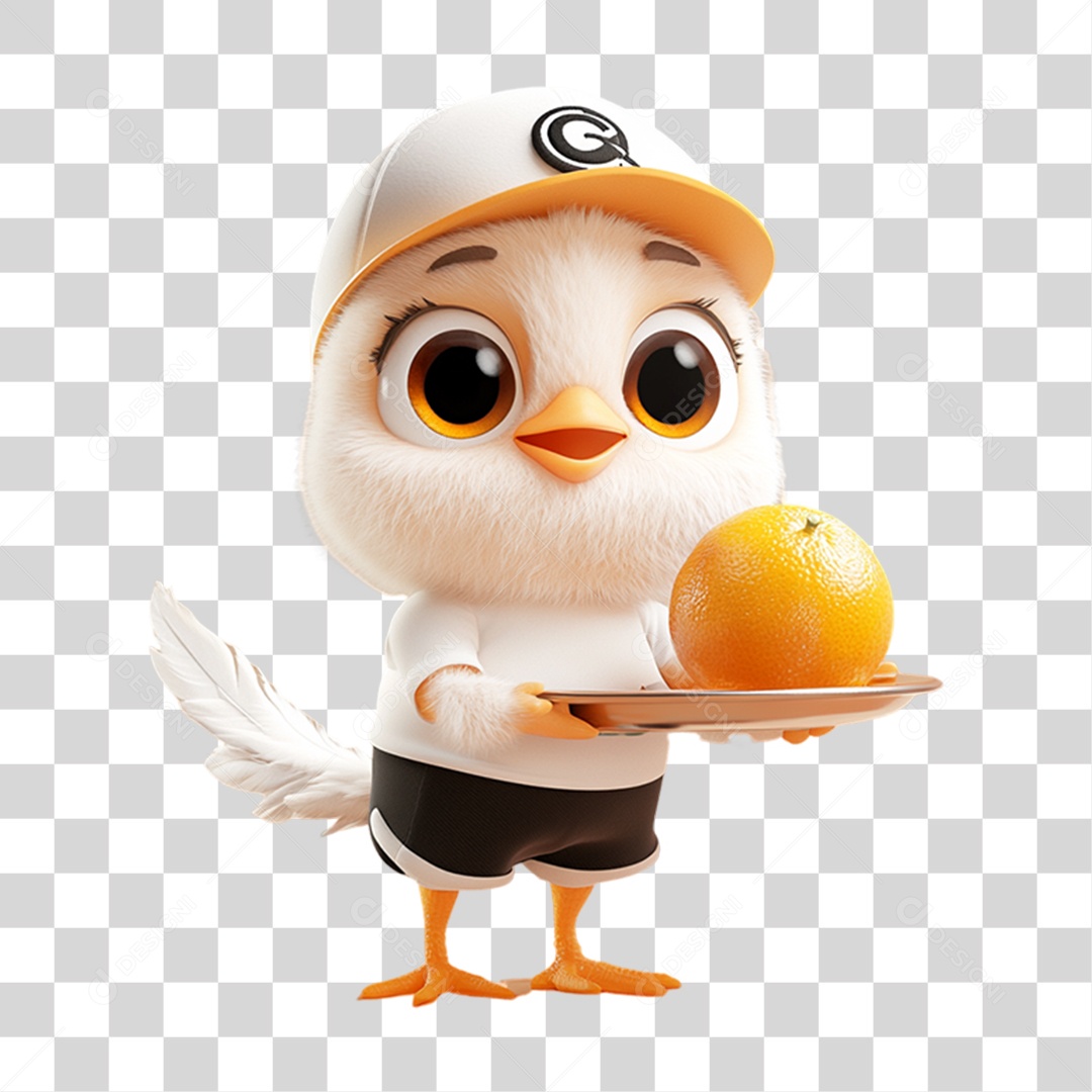 Elemento 3D Pet Mascote PNG Transparente
