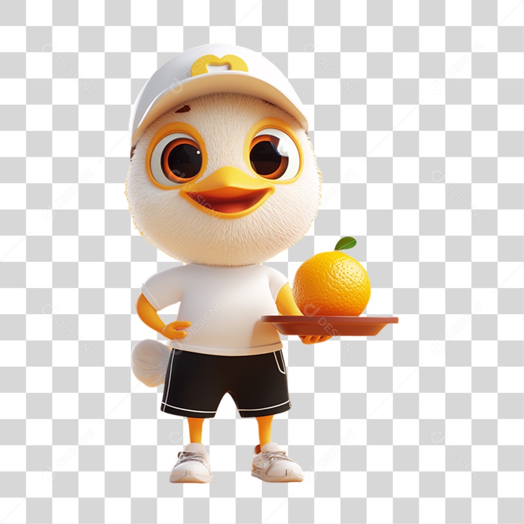 Elemento 3D Pet Mascote PNG Transparente