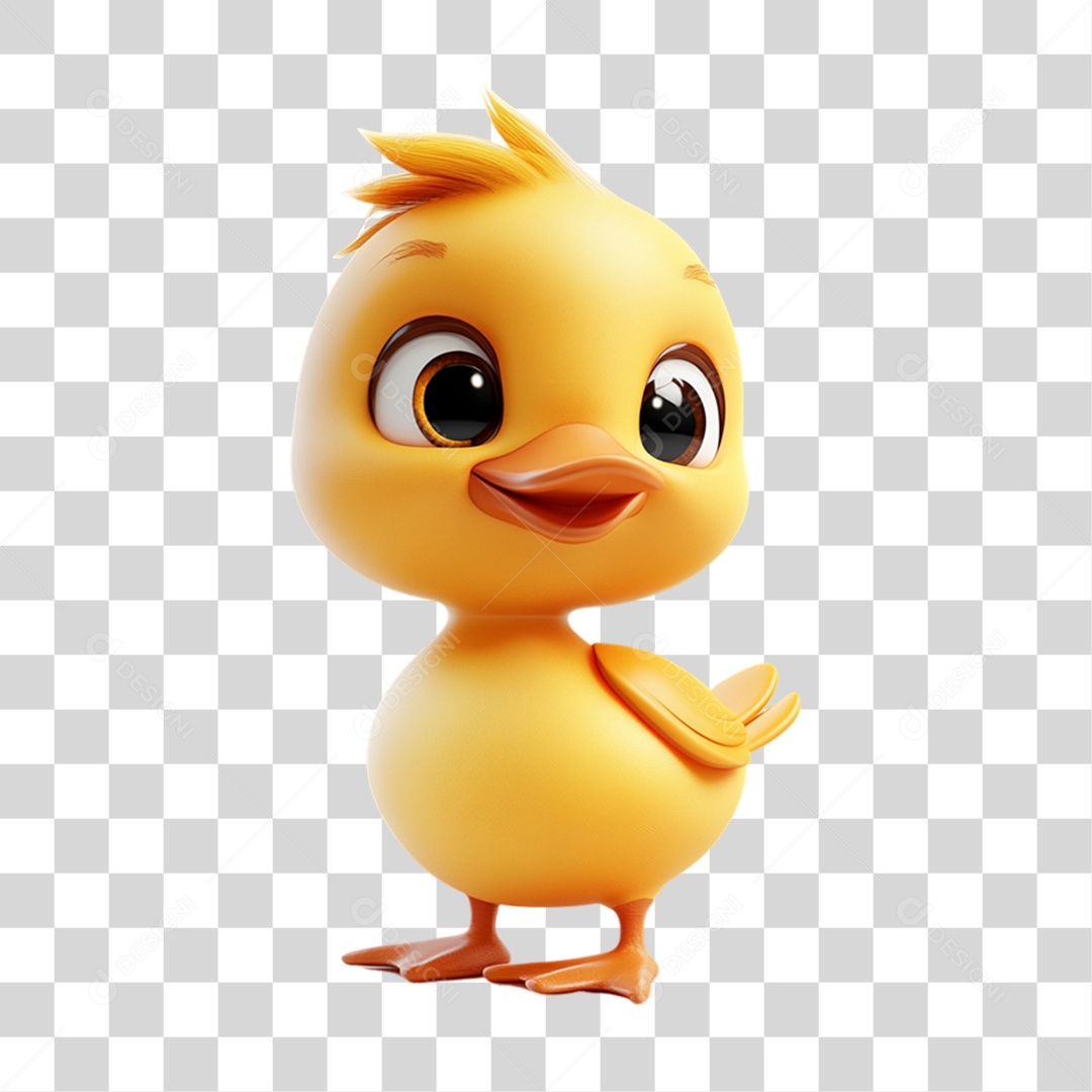Elemento 3D Pet Mascote PNG Transparente