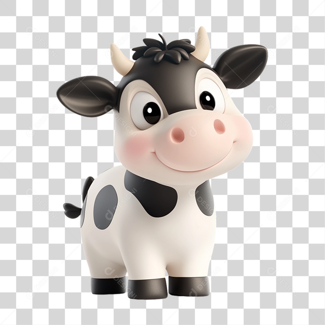 Elemento 3D Pet Mascote PNG Transparente