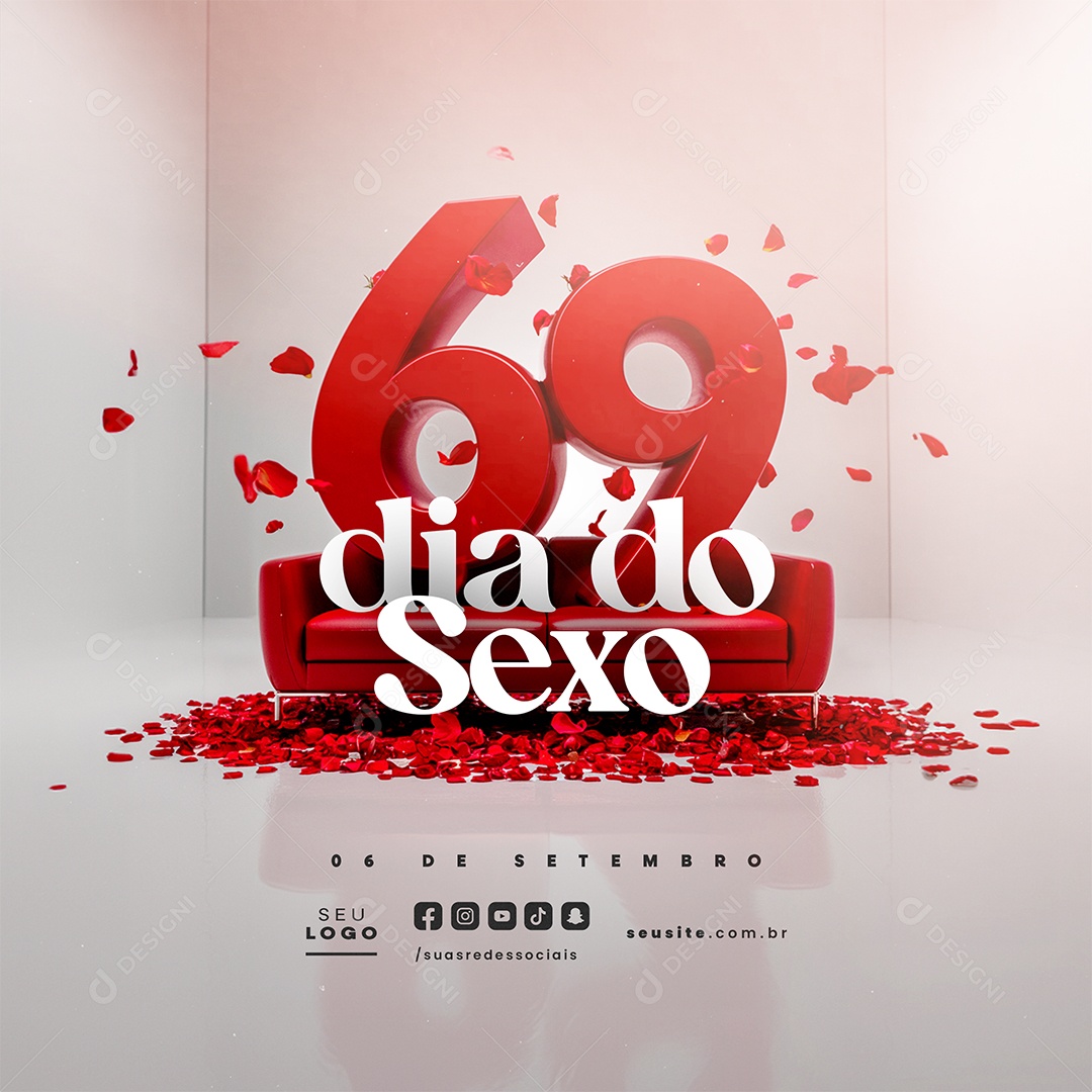 Dia do Sexo 06 de Setembro Social Media PSD Editável