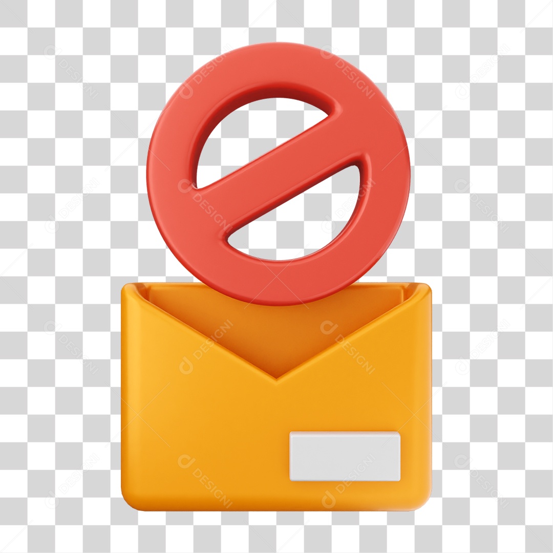 Elemento 3D Segurança na Internet PNG Transparente