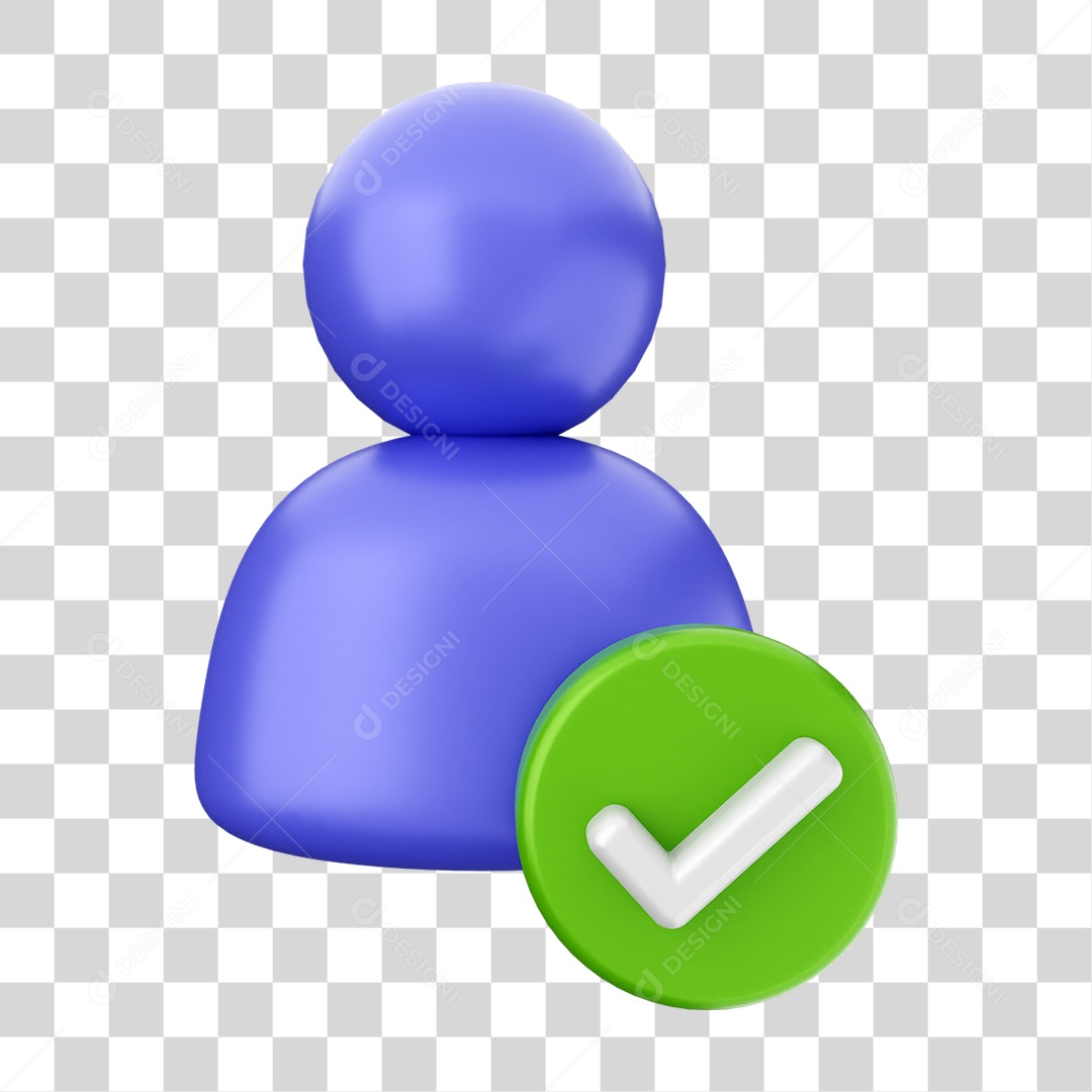 Elemento 3D Segurança na Internet PNG Transparente