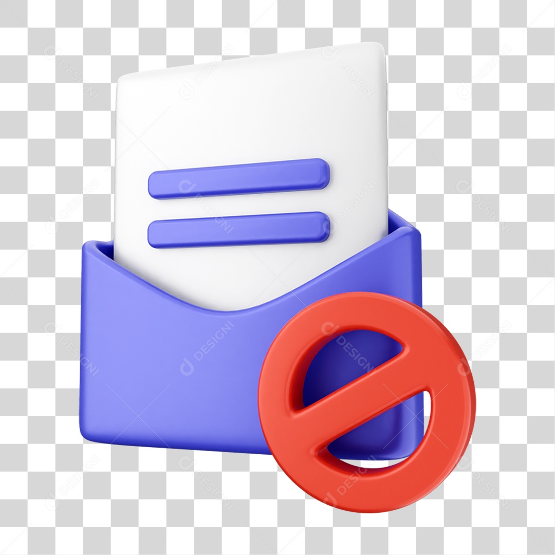 Elemento 3D Segurança na Internet PNG Transparente
