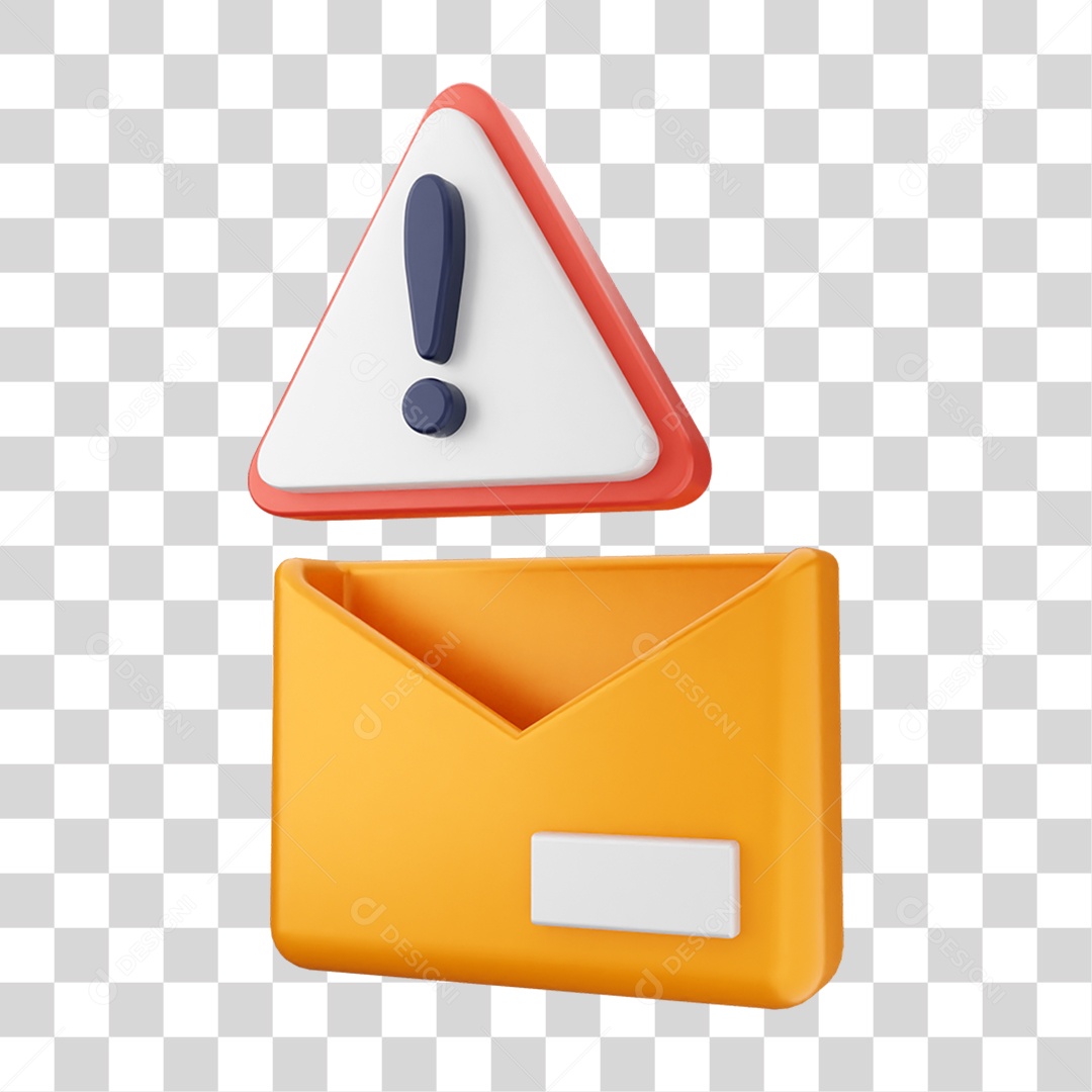 Elemento 3D Segurança na Internet PNG Transparente