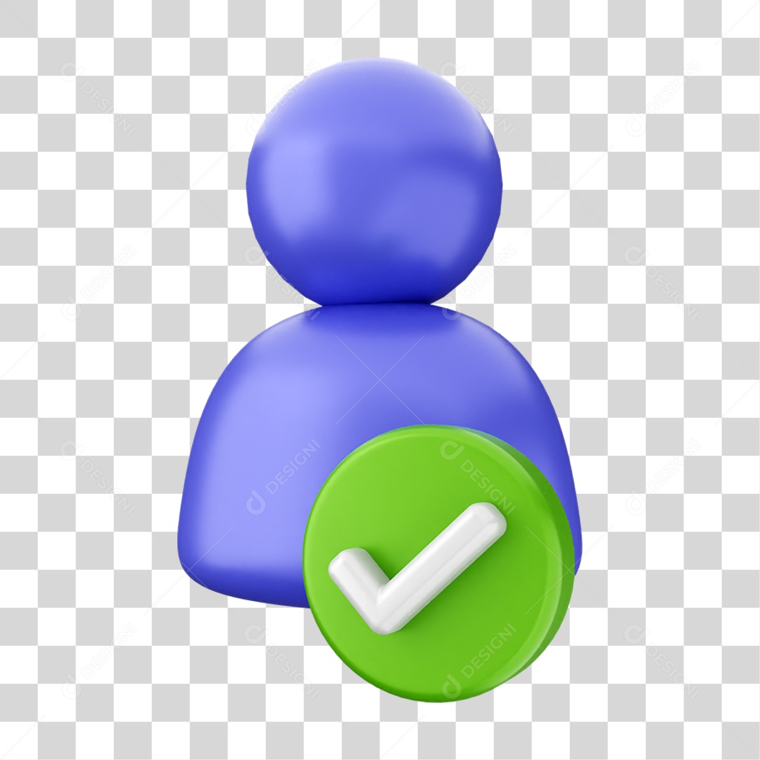 Elemento 3D Segurança na Internet PNG Transparente