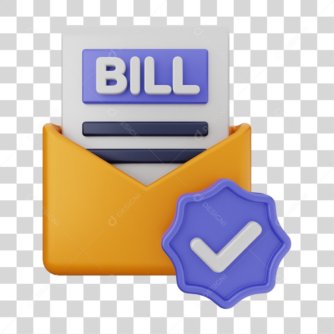 Ícone Pasta de Arquivos com Verificação PNG Transparente