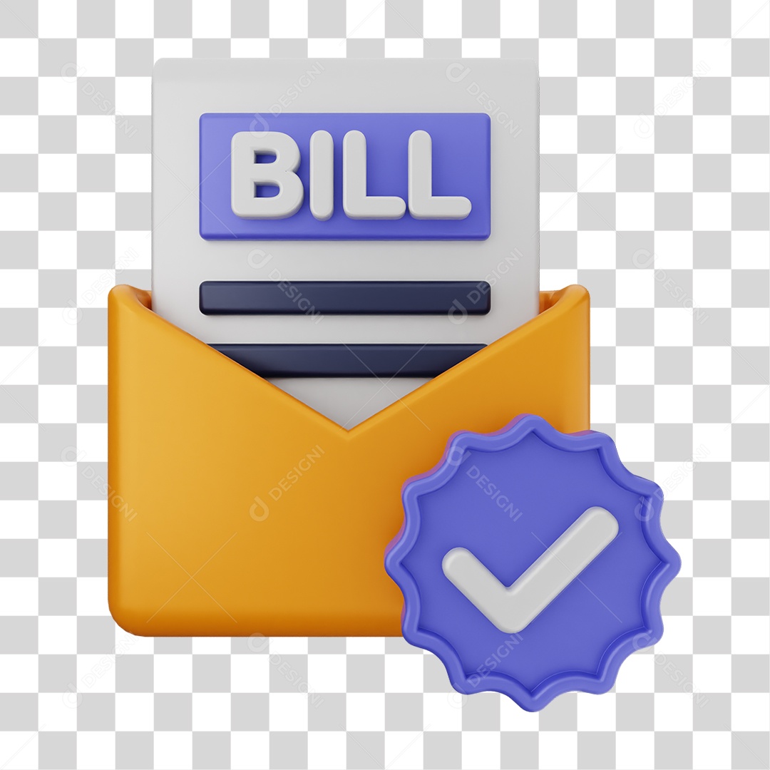 Ícone Pasta de Arquivos com Verificação PNG Transparente