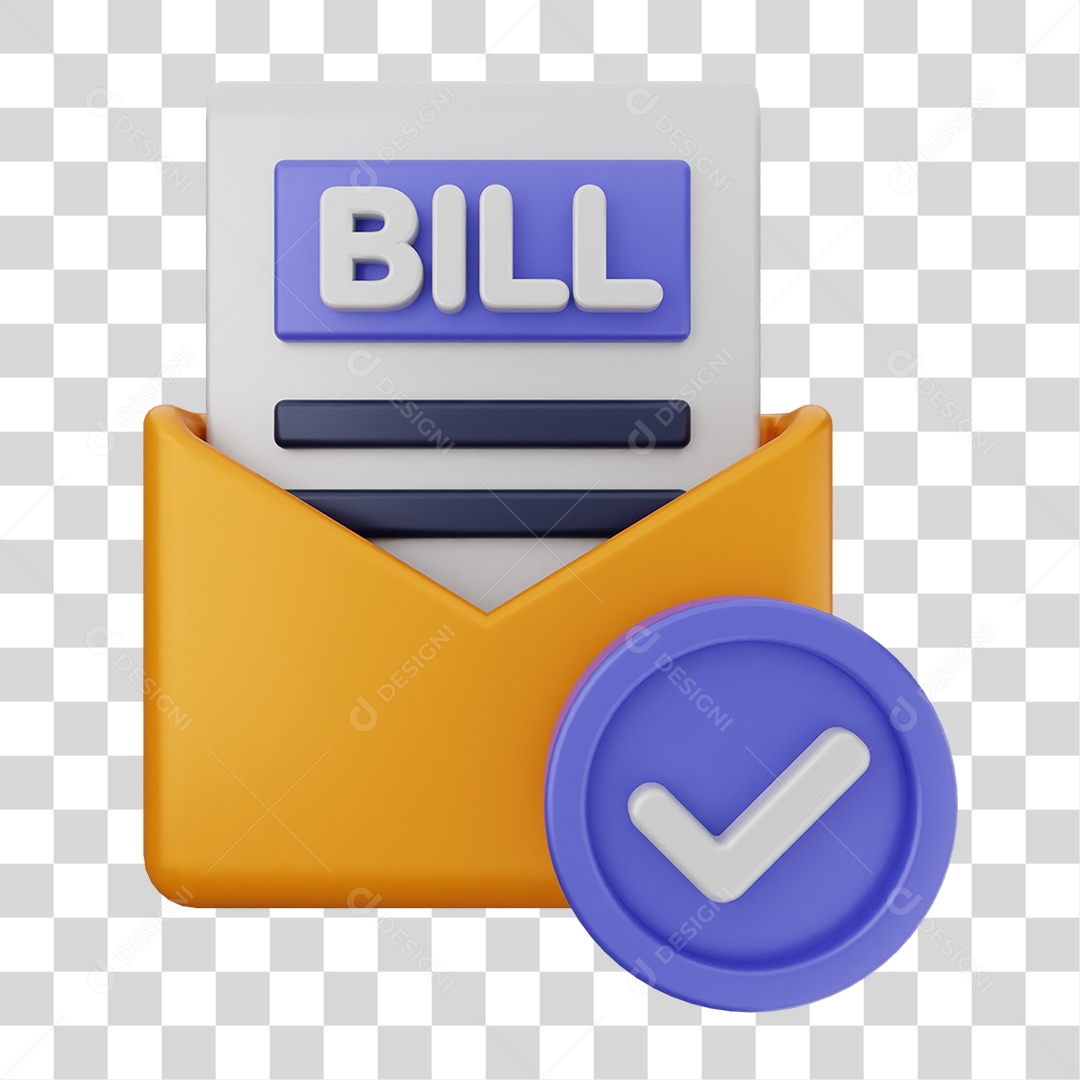 Ícone Pasta de Arquivos com Verificação PNG Transparente