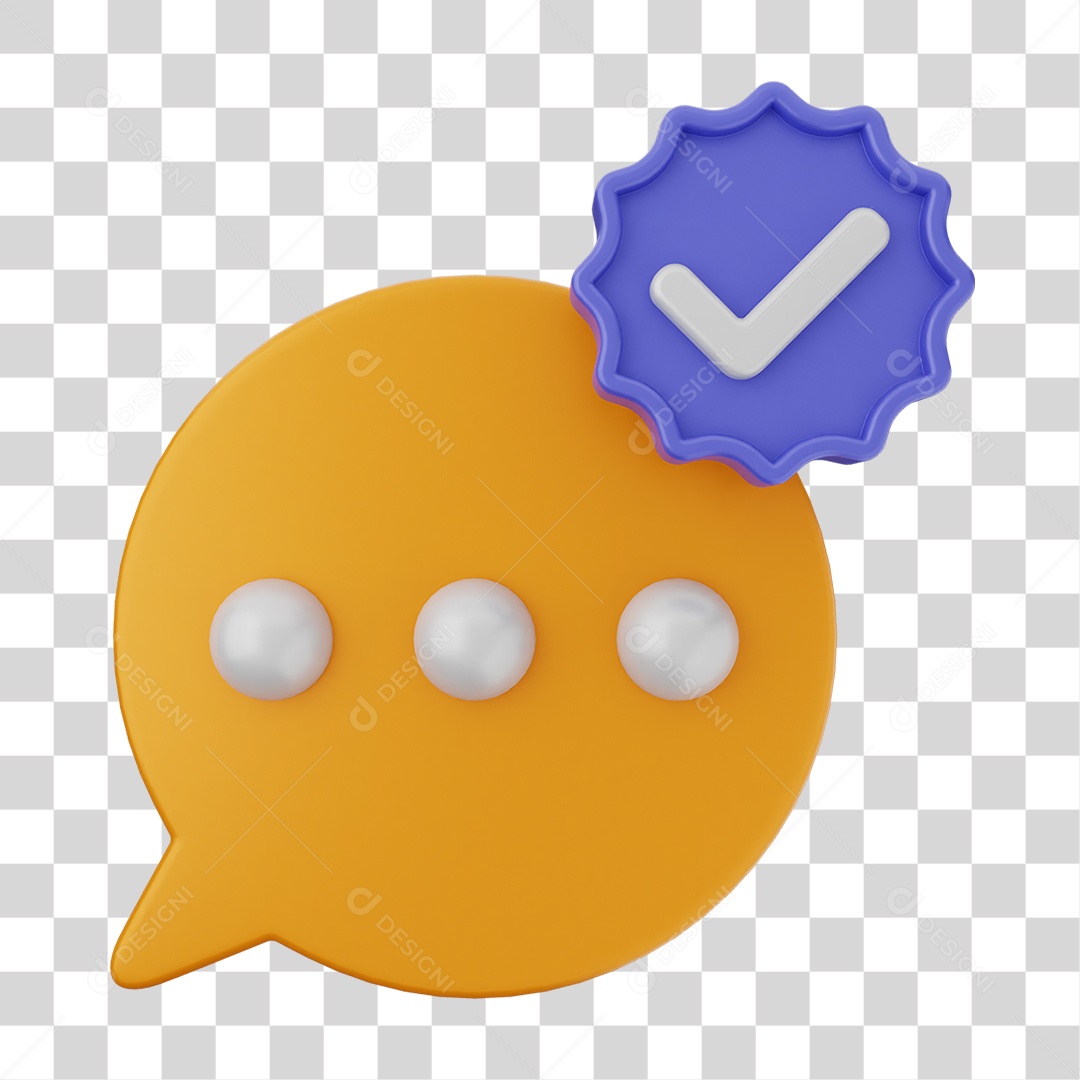 Ícone Caixa de Texto com Verificação PNG Transparente