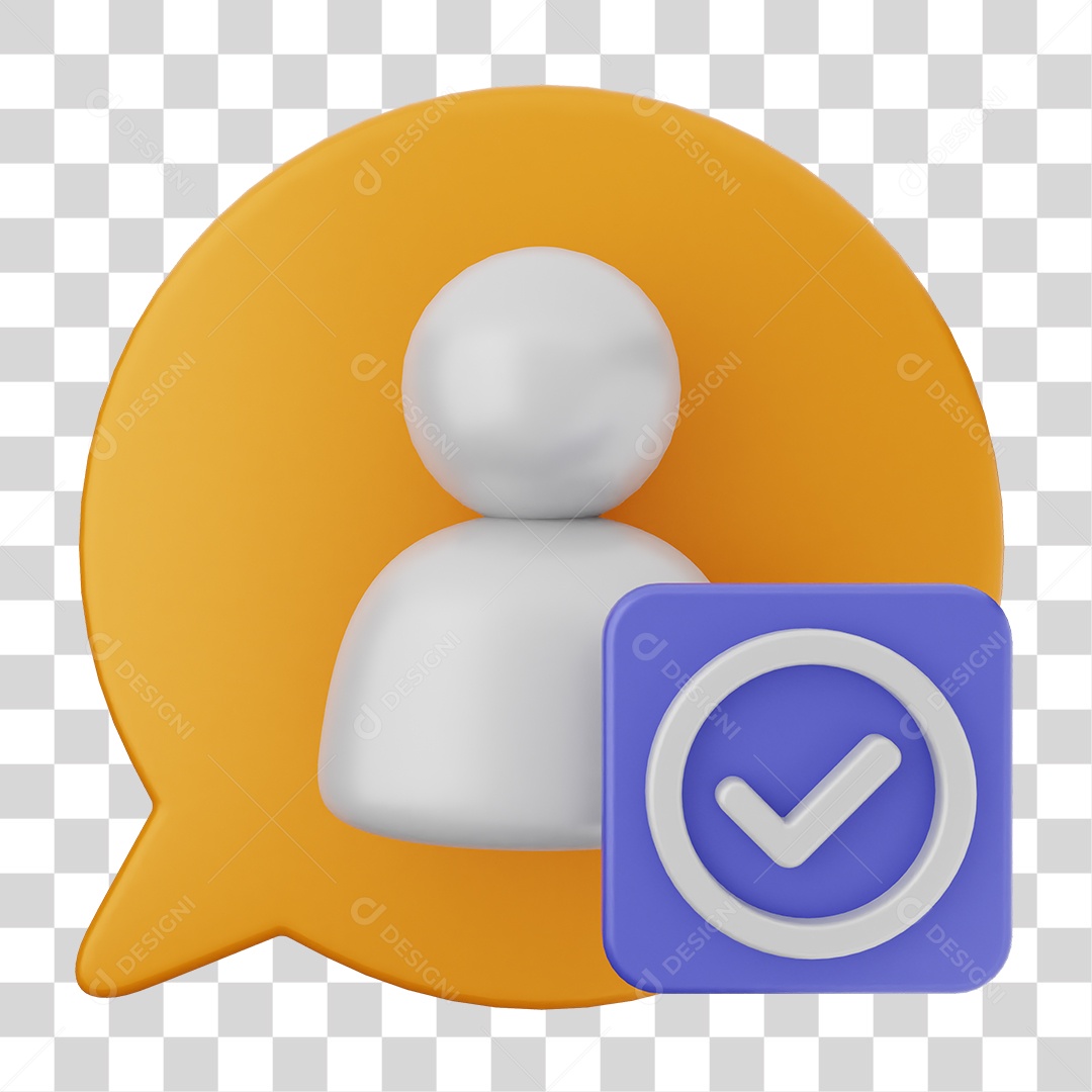 Ícone Caixa de Texto com Verificação PNG Transparente