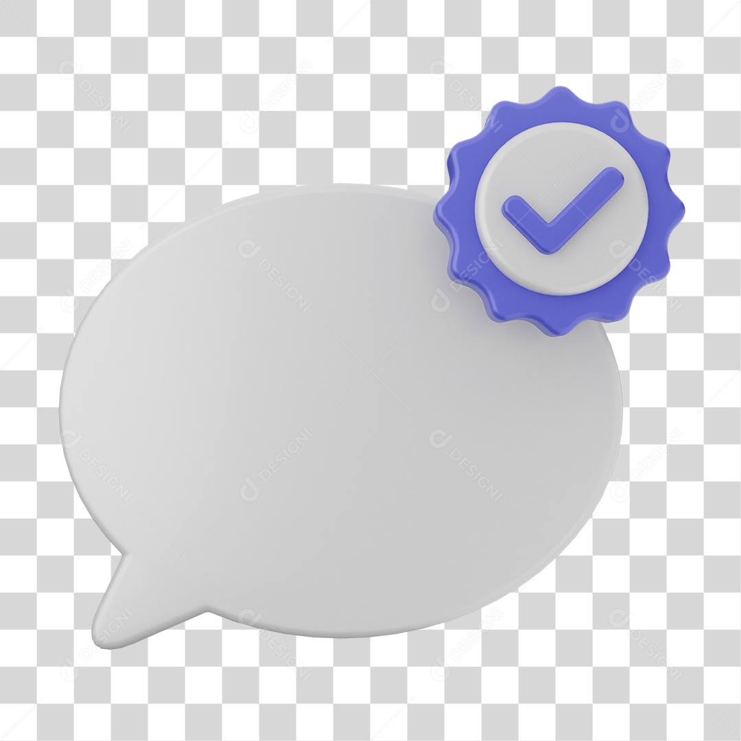 Ícone Caixa de Texto com Verificação PNG Transparente