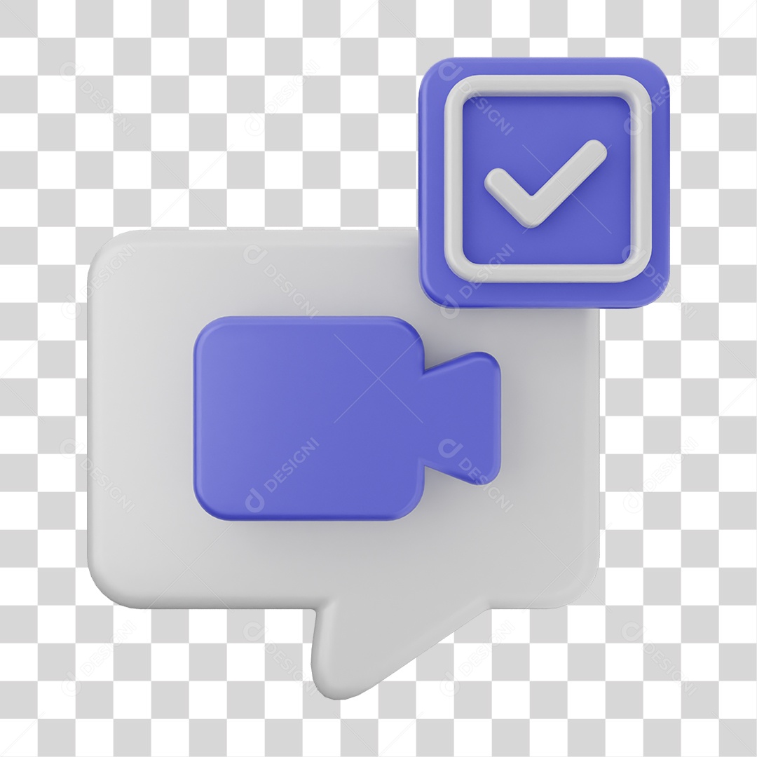 Ícone Caixa de Texto com Verificação PNG Transparente