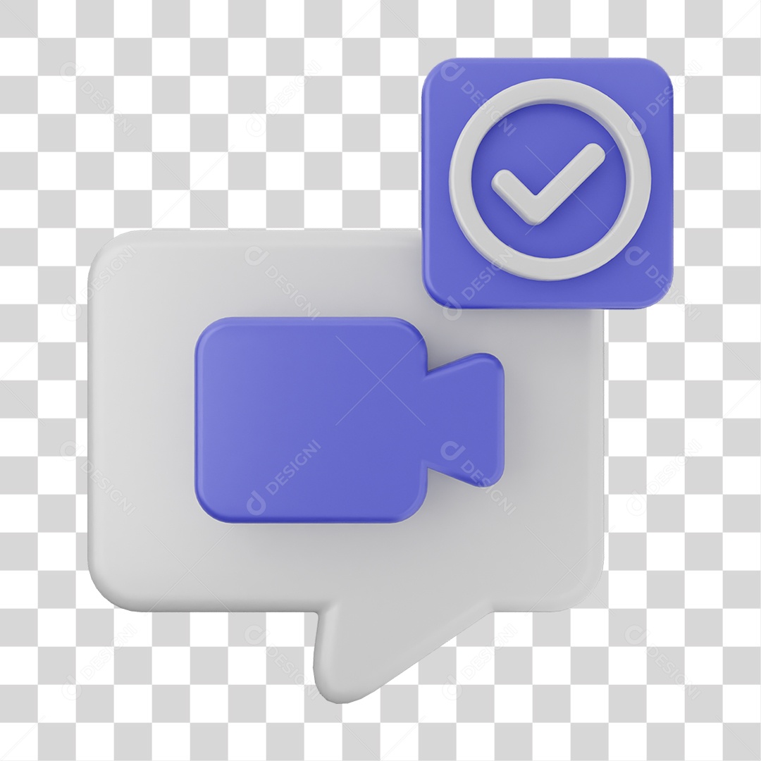 Ícone Caixa de Texto com Verificação PNG Transparente