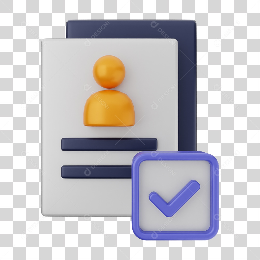 Ícones de Arquivos com Verificação PNG Transparente
