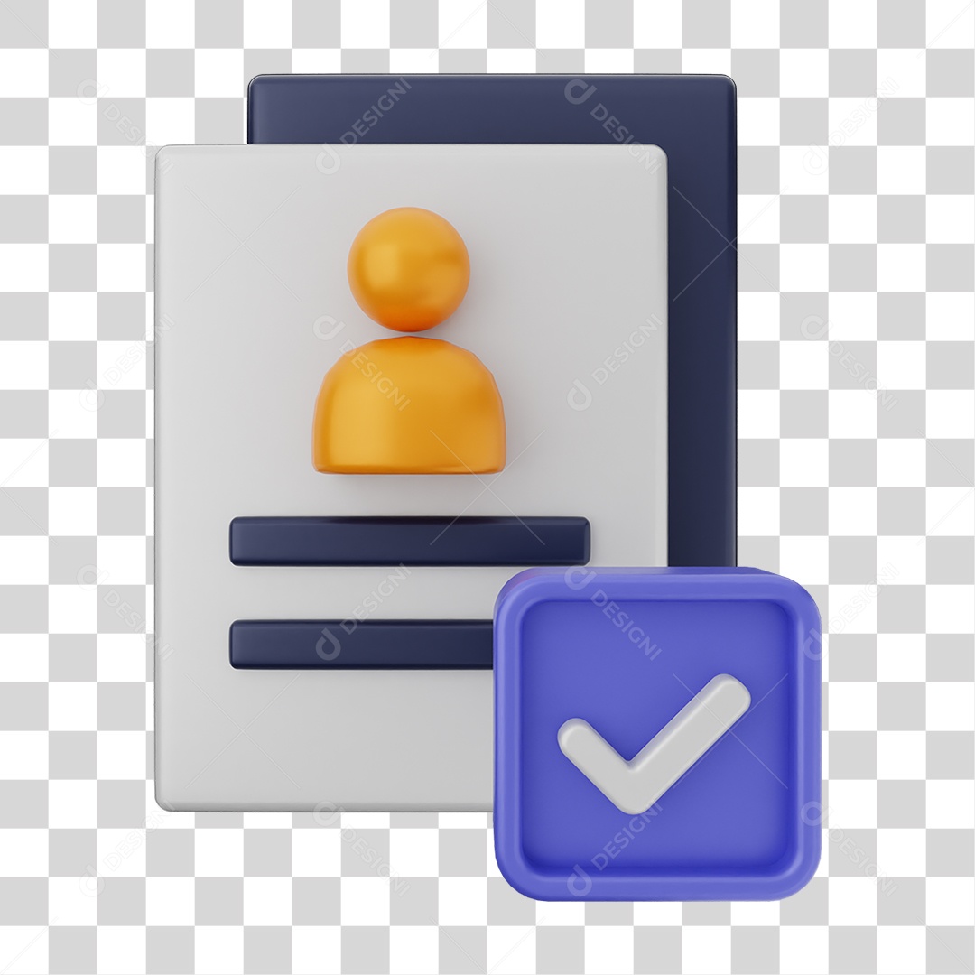 Ícones de Arquivos com Verificação PNG Transparente